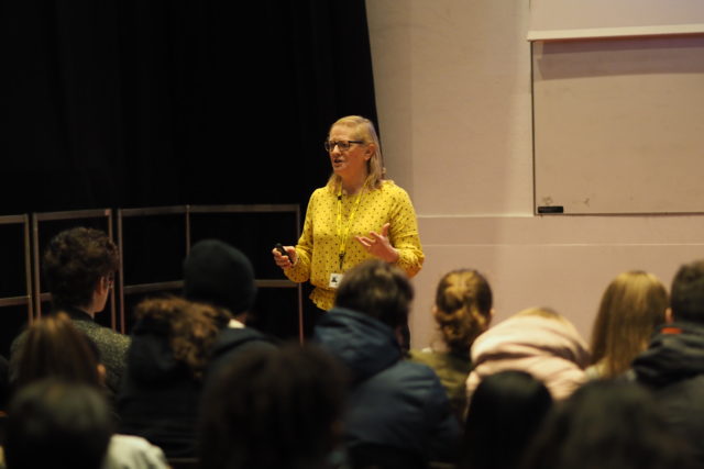 Criminal Psychologist speaks to students at the 'Behind Bars' Conference